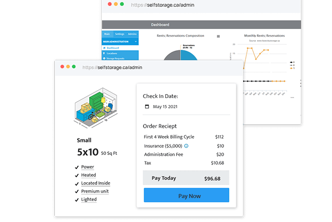Online Storage Booking