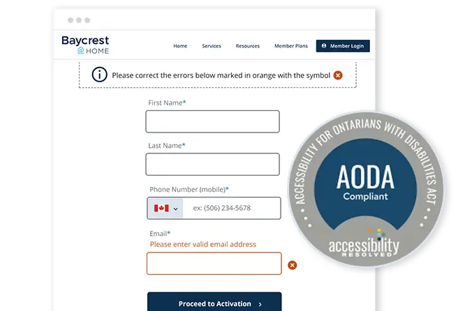 Accessibility Enhancements