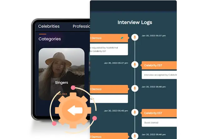 Interactive Interview Prompt and recording